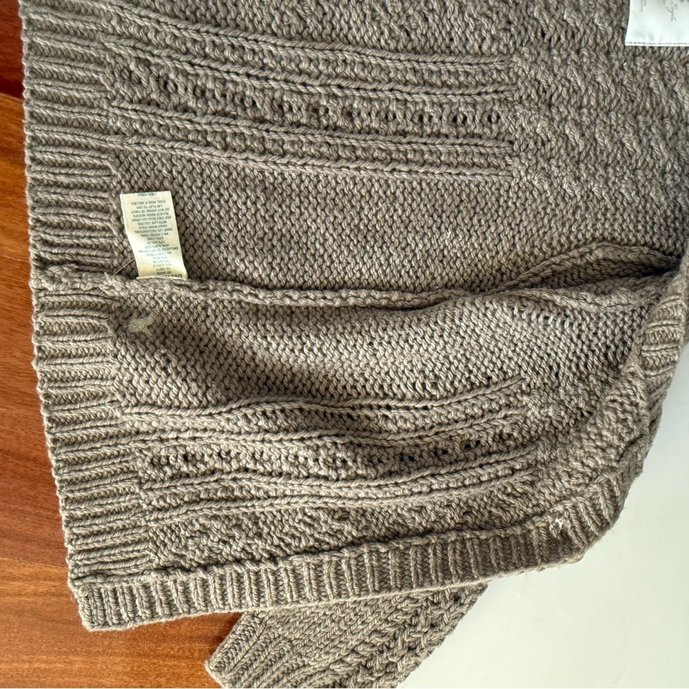 American Eagle Women's Knit Cardigan Sweater Taupe Beige Brown AEO Size S / SP - Picture 16 of 16